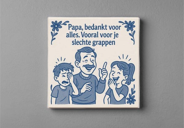 Papa bedankt voor alles