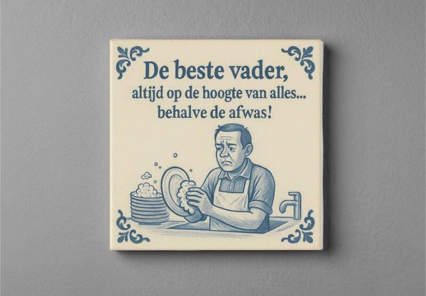 Tegeltje De Beste Vader