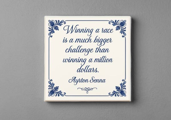 Ayrton Senna Tegeltje