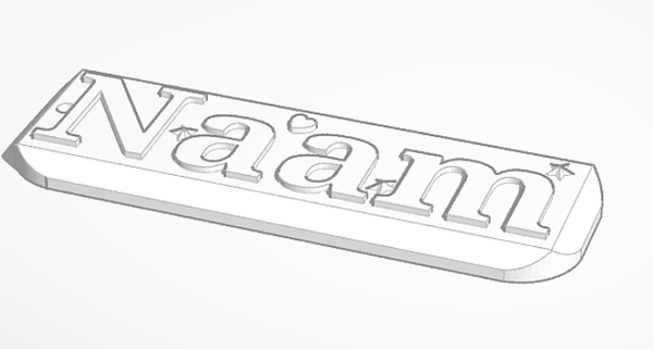 Naam sleutelhanger