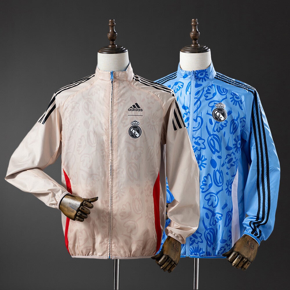 Chaqueta cortavientos reversible del Real Madrid