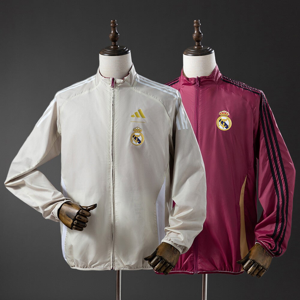 Chaqueta cortavientos reversible del Real Madrid