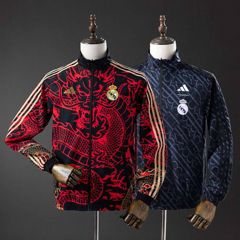 Chaqueta cortavientos reversible del Real Madrid