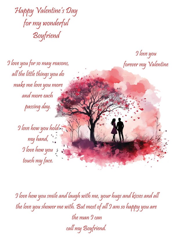 Boyfriend Valentine's Card