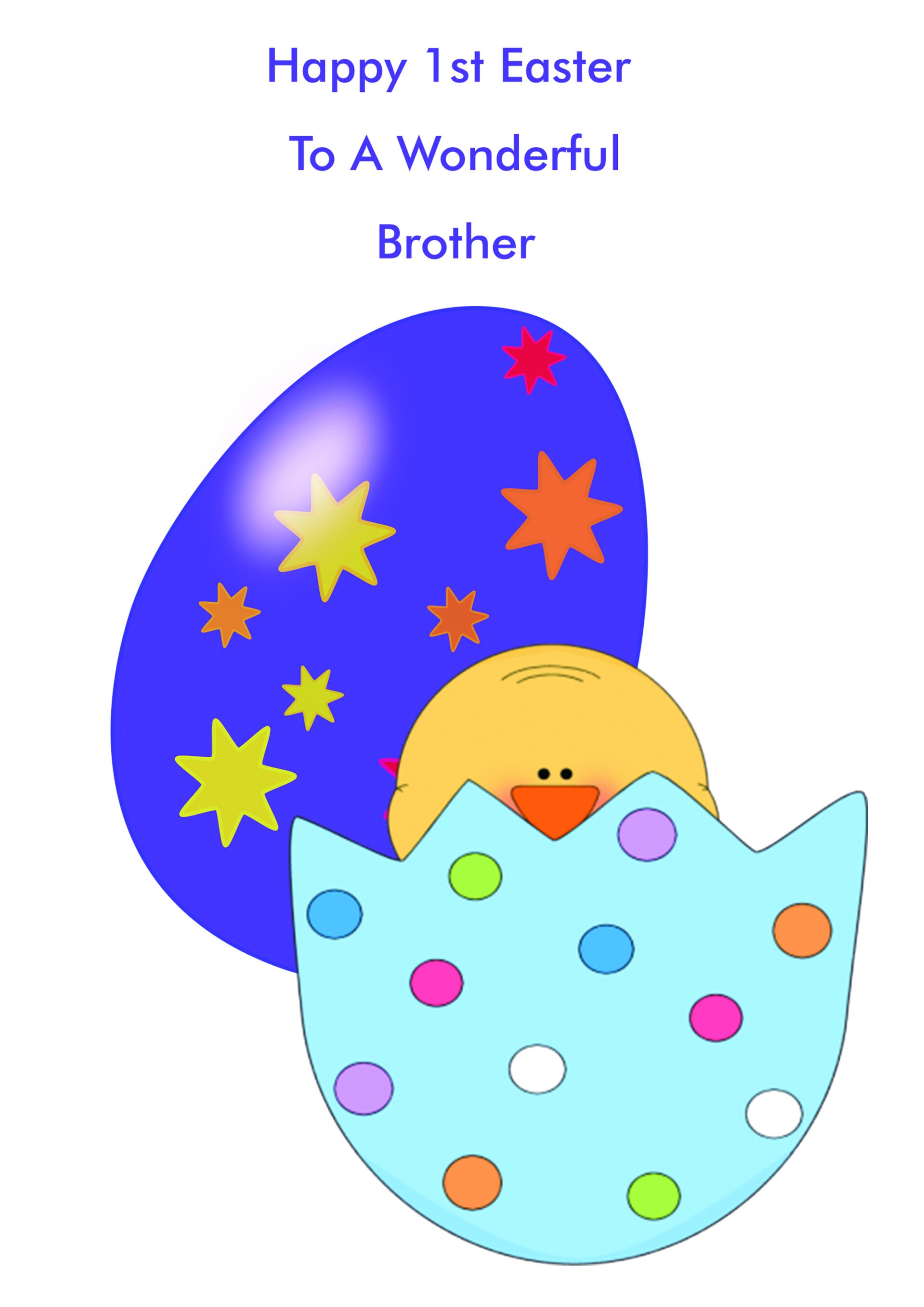 Brother 1st Easter Card