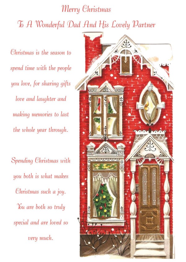 Dad and Partner Christmas Card