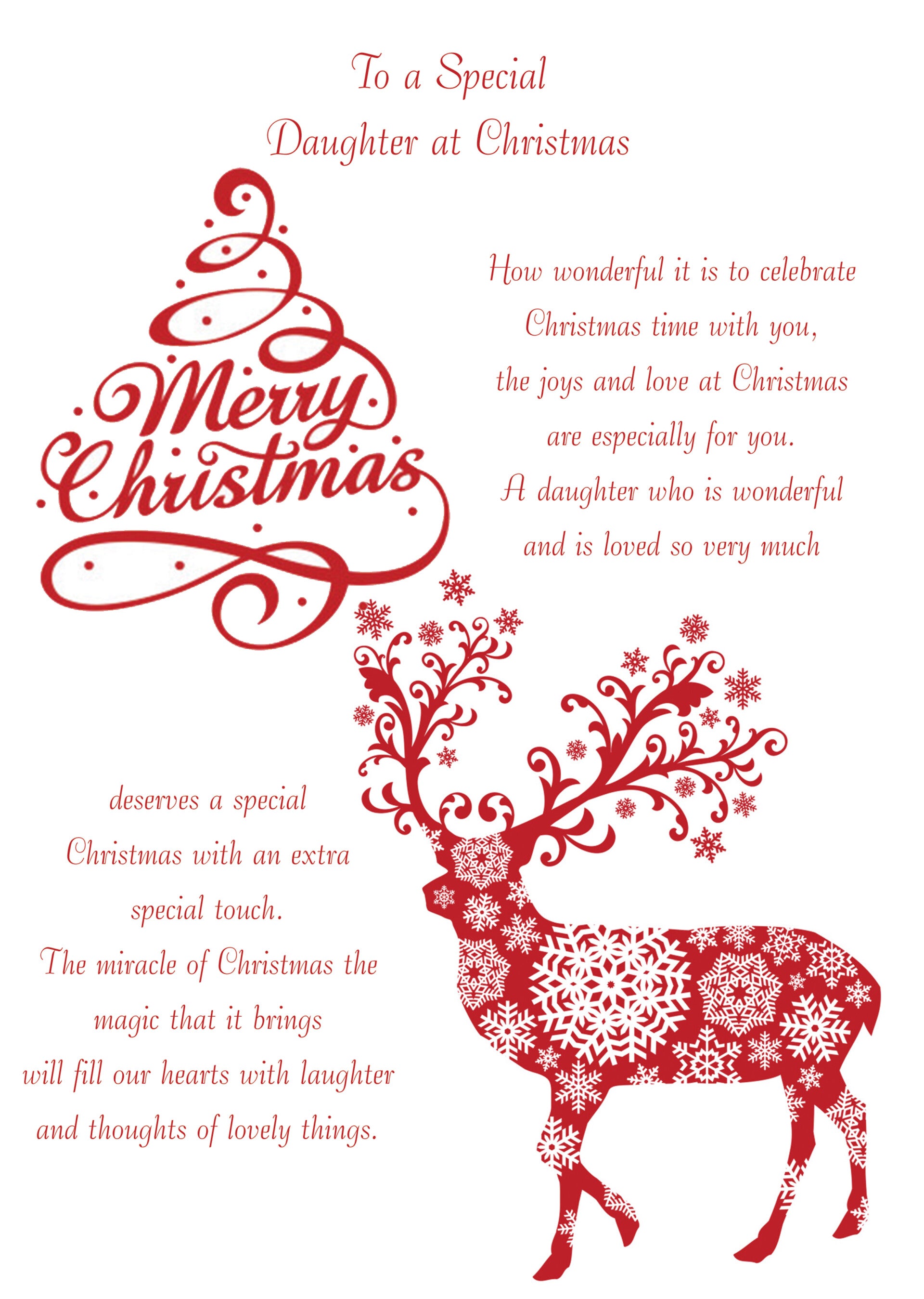 Daughter Christmas Card