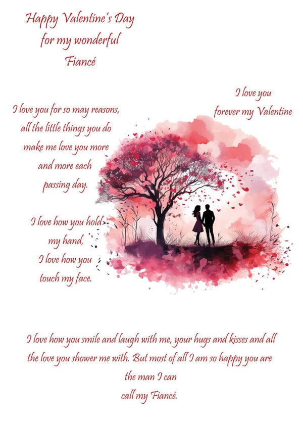 Fiancé Valentine's Card
