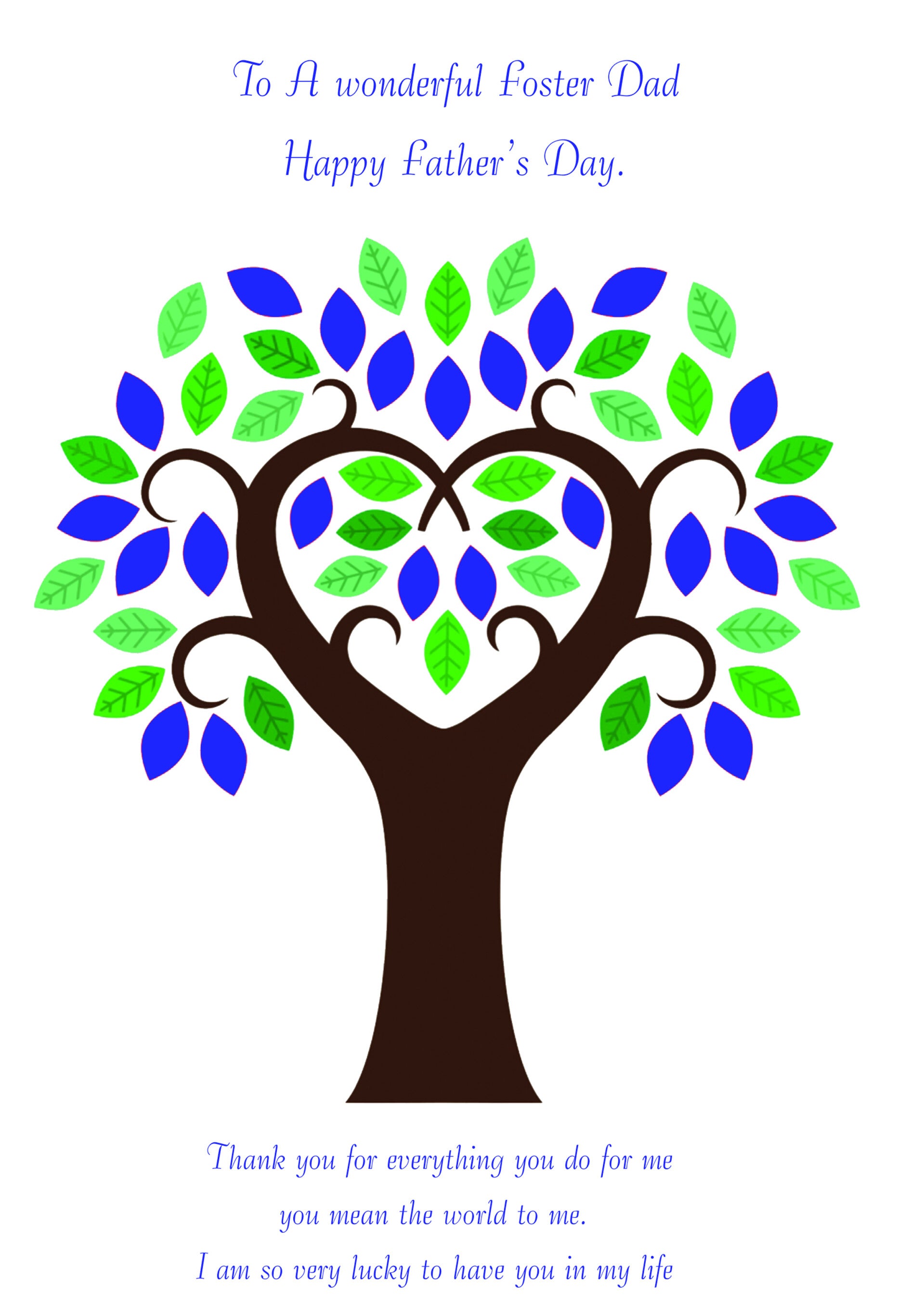 Foster Dad Father's Day Card