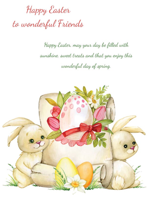 Friends Easter Card no 1
