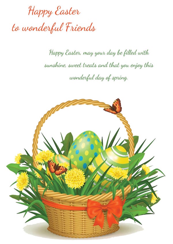 Friends Easter Card no 2