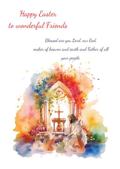Friends Easter Card no 3