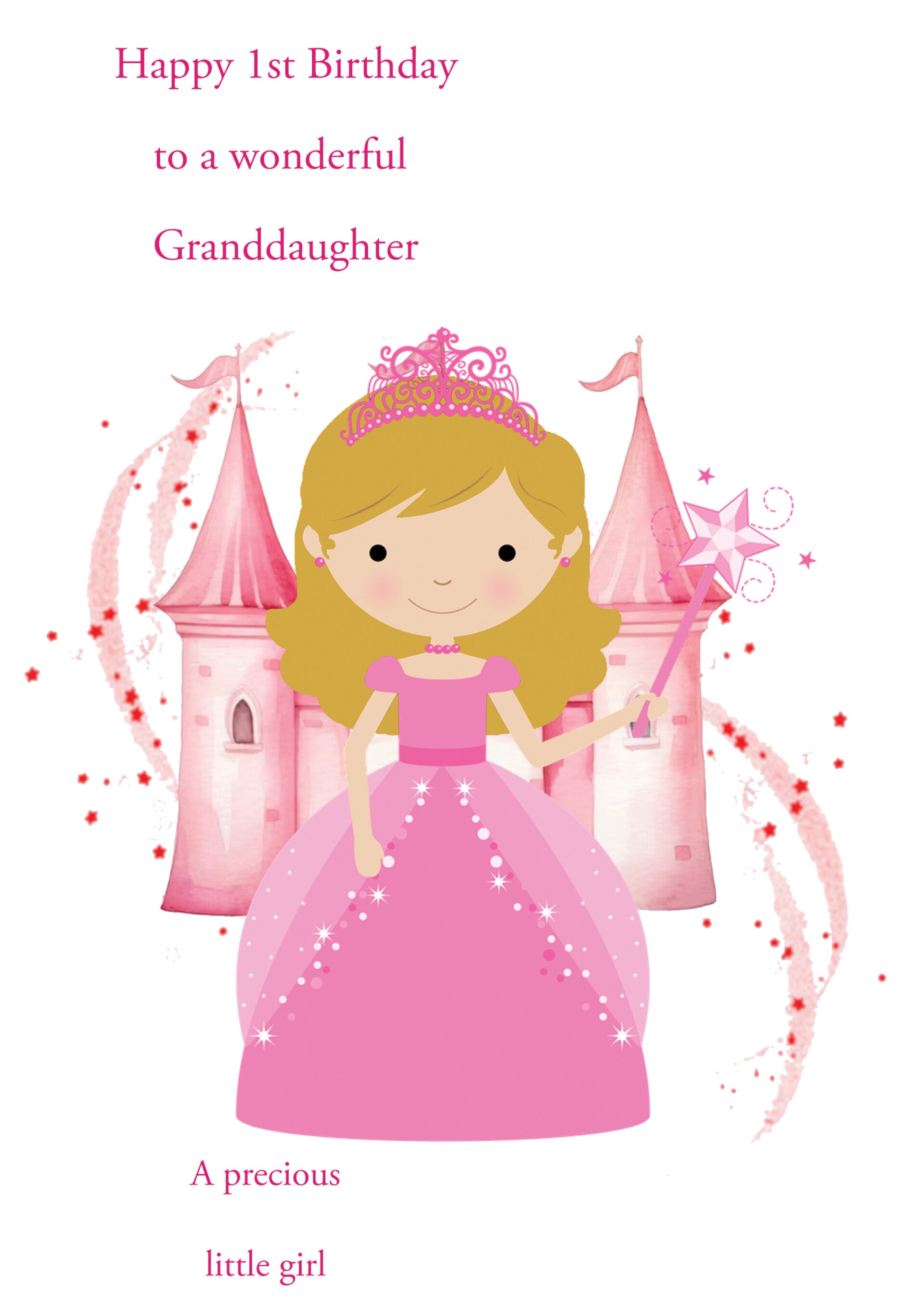 Granddaughter 1st Birthday Card
