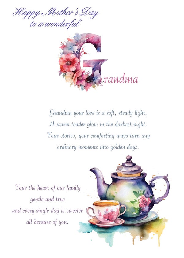 Grandma Mother's Day Card