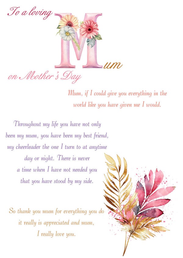 Mum Mother's Day Card