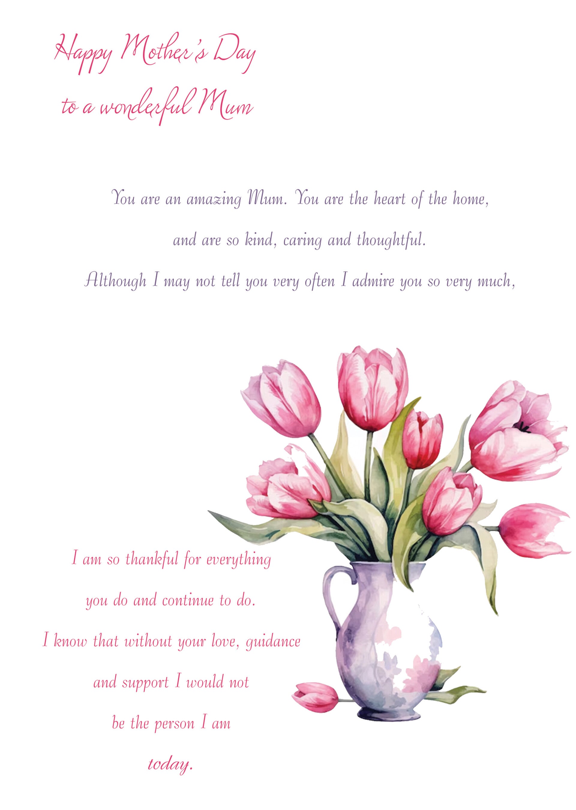 Mum Mother's Day Card