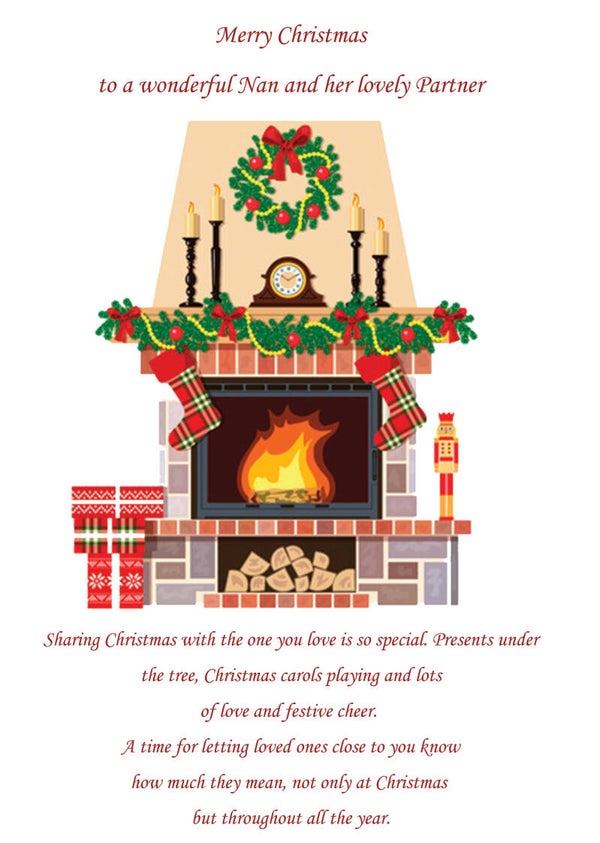 Nan and Partner Christmas Card
