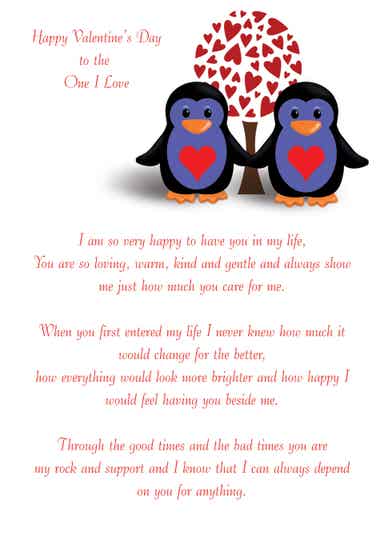 One I love Valentine's Card (male and male)