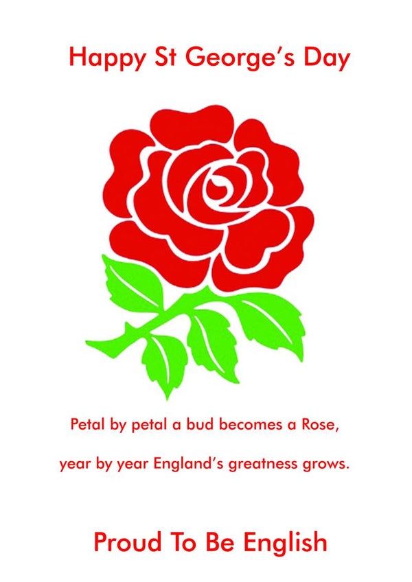 St Georges Day Card 3