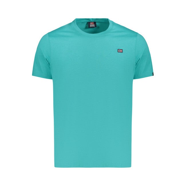 T-shirt Norway63 unis ( bleu azur ) pour Homme