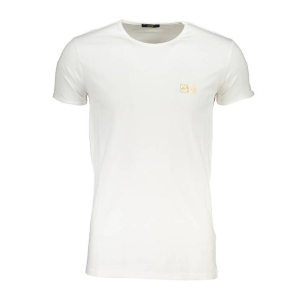T-shirt CAVALLI CLASS ( Blanc / Or ) Pour Homme