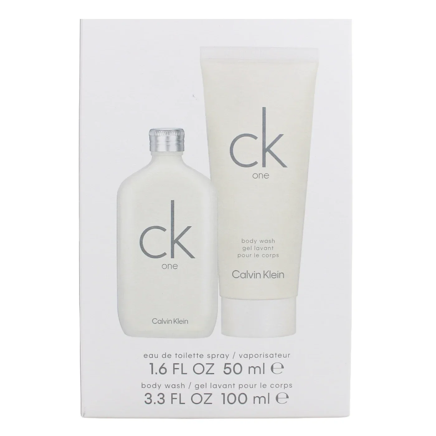 X6 Coffrets Calvin Klein CK One 50ml EDT + 100ml Gel douche