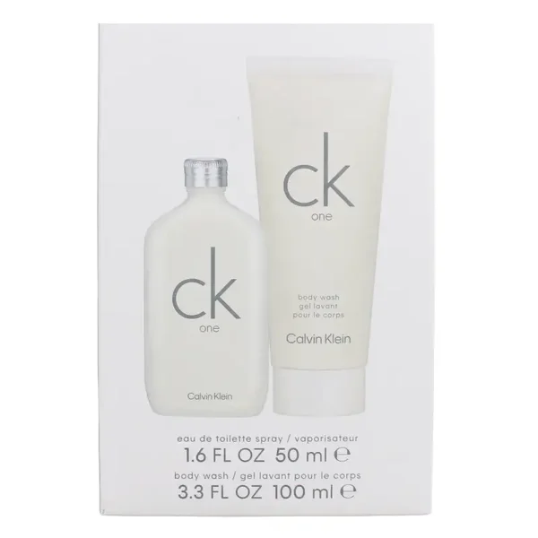 X6 Coffrets Calvin Klein CK One 50ml EDT + 100ml Gel douche