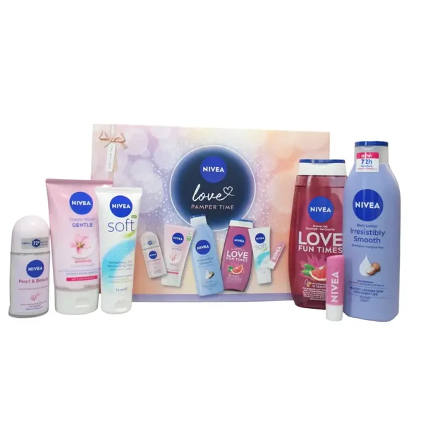 X3 Coffrets cadeaux Nivéa Love Pamper Time ( 6 pièces )