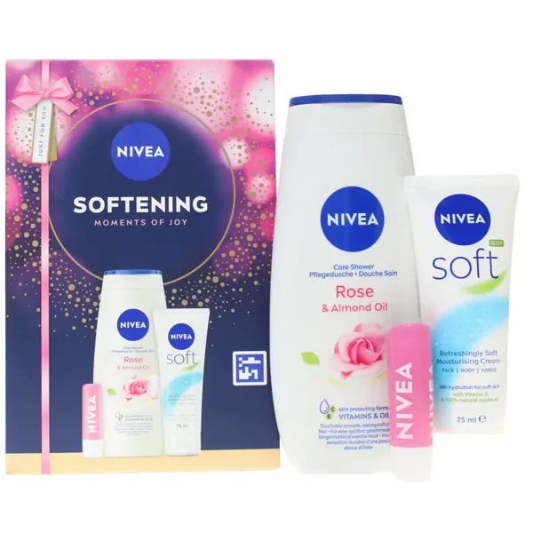 X6 Coffrets Nivéa Softening Moments Of Joy ( 3 pièces )