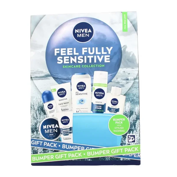 X3 Coffrets Nivea Men Feel Fully Sensitive 8 pièces