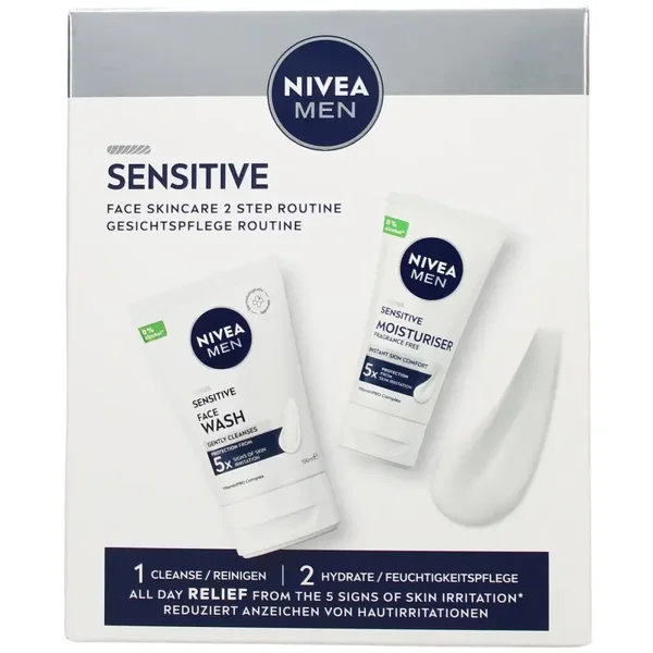X6 Nivéa Men Soin Visage Peaux Sensibles ( 2 pièces )