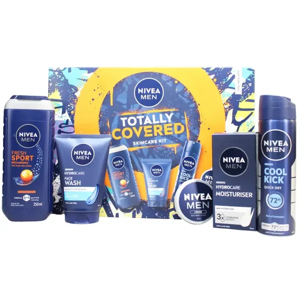 X3 Coffrets Nivéa Men Totally Covered ( 5 pièces )
