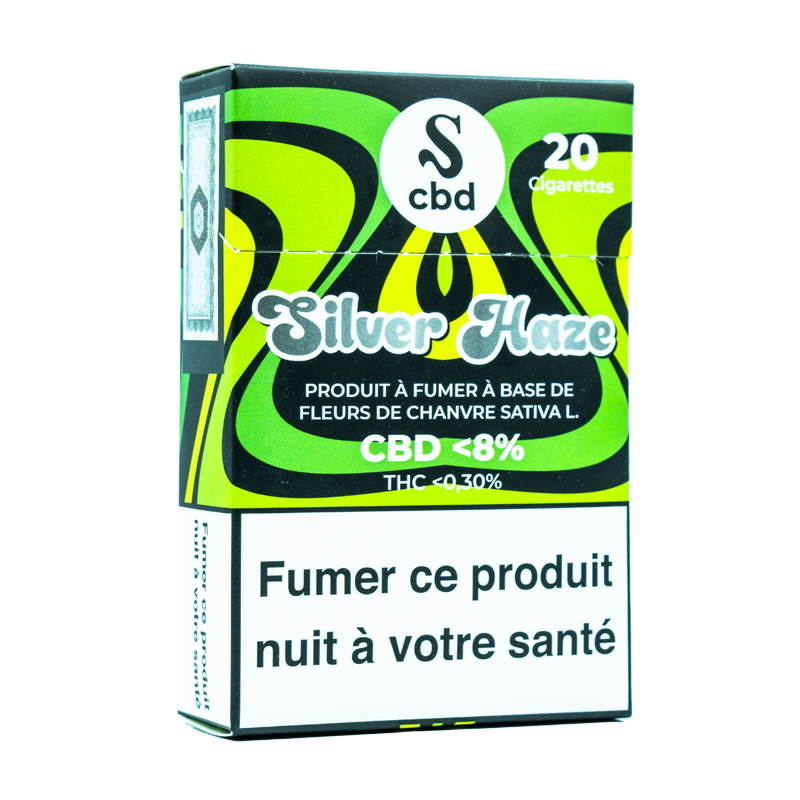 Cartouche CBD 8% Silver haze ( 10 paquets ) 200 cigarettes