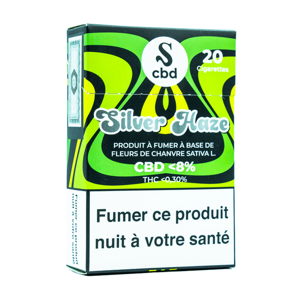 Cartouche CBD 8% Silver haze ( 10 paquets ) 200 cigarettes