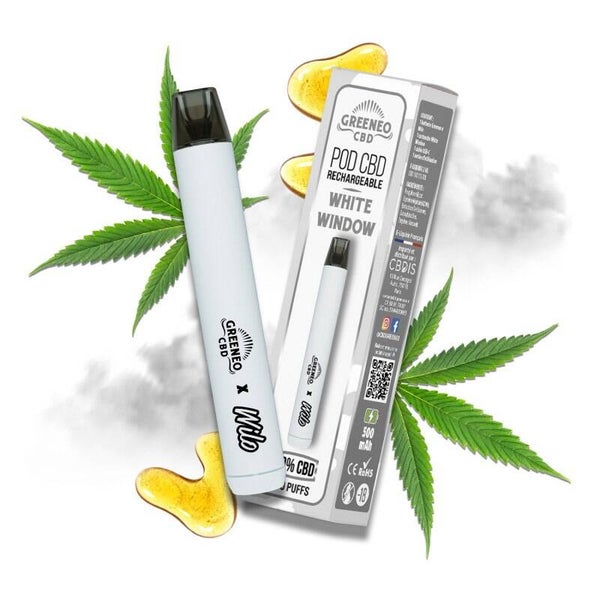 Pod rechargeable White Window Greeneo ( 10% CBD )