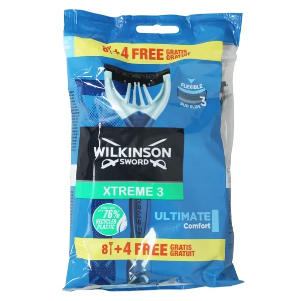 X20 paquets de Rasoirs jetables Wilkinson Sword Xtreme 3 Confort Ultime