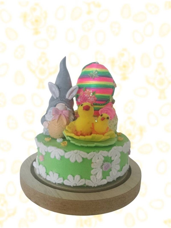 Ozdoba pod kloszem - Wielkanoc