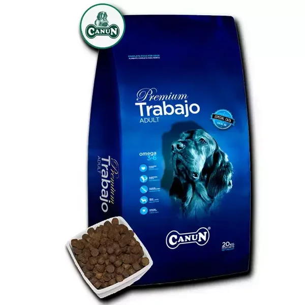 Canun Trabajo 20 kg karma premium dla psów energicznych i myśliwskich na kurczaku i ryżu