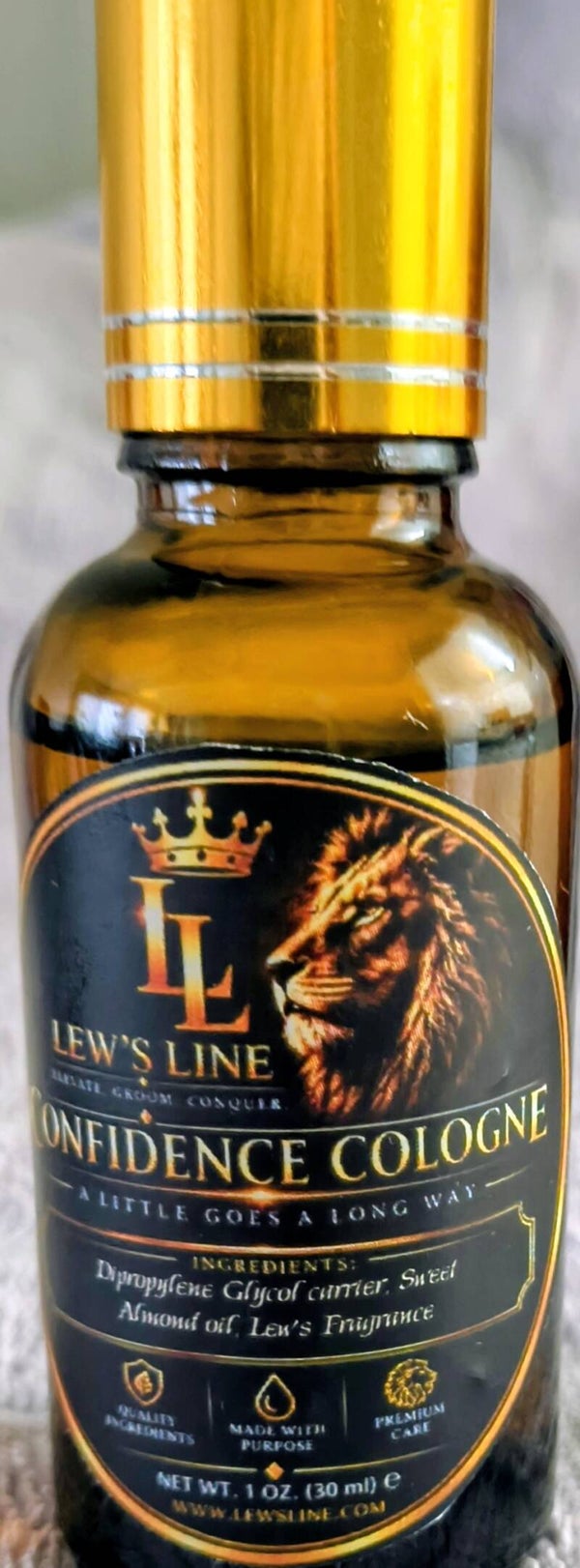 Lew's 1 oz CONFIDENCE Cologne