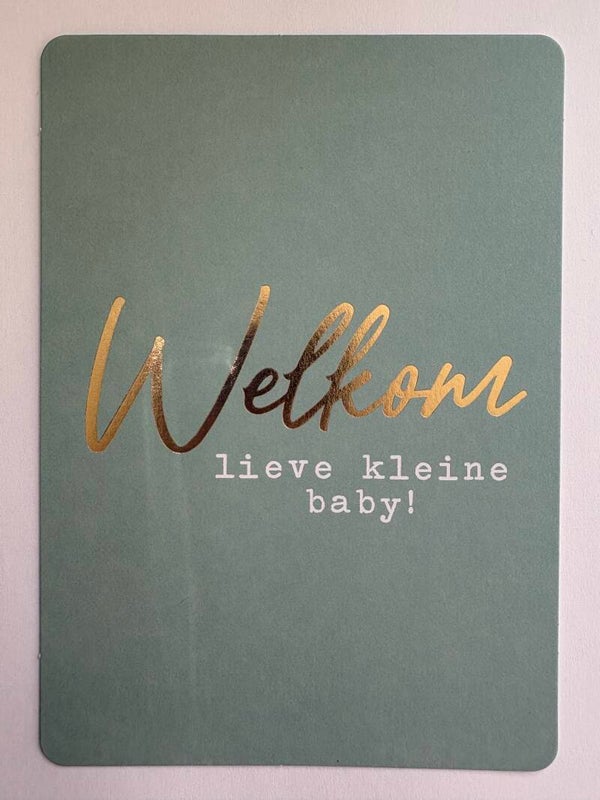 Welkom lieve kleine baby!