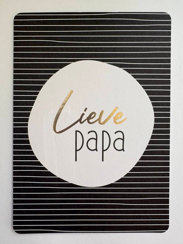Lieve papa