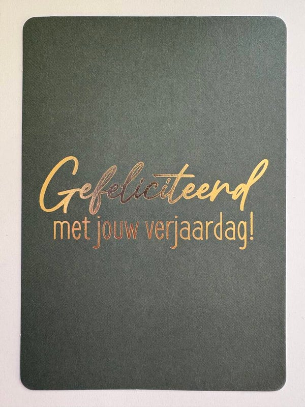 Gefeliciteerd met jouw verjaardag!