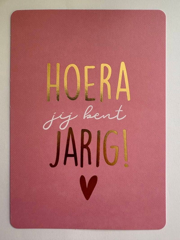 Hoera jij bent jarig!
