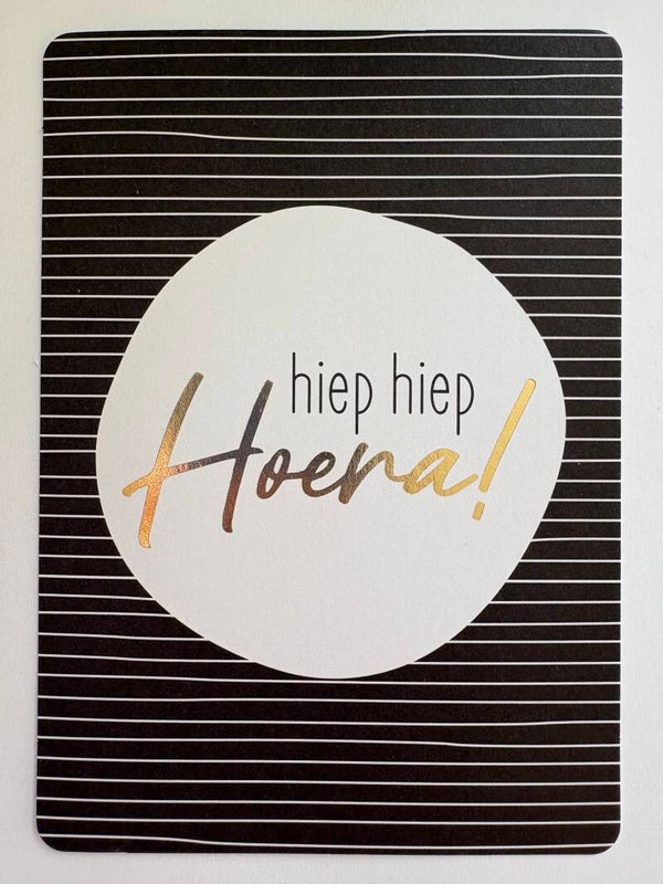 Hiep hiep hoera!