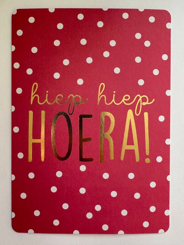 Hiep hiep hoera!