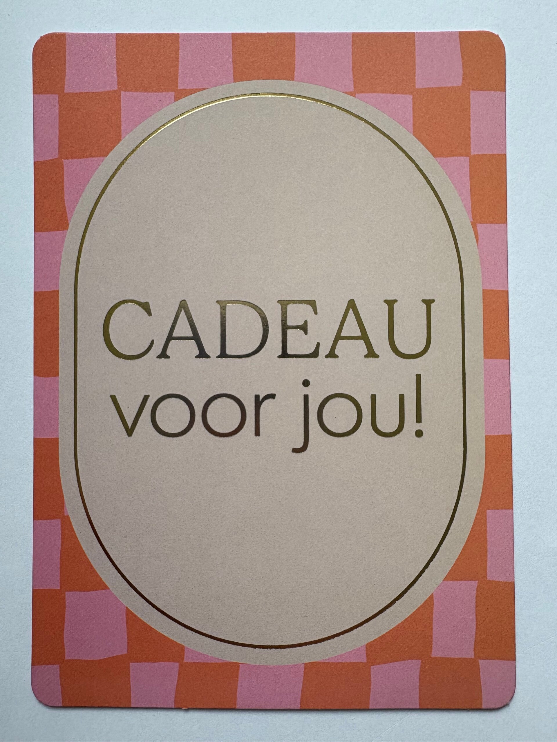 Cadeau voor jou!