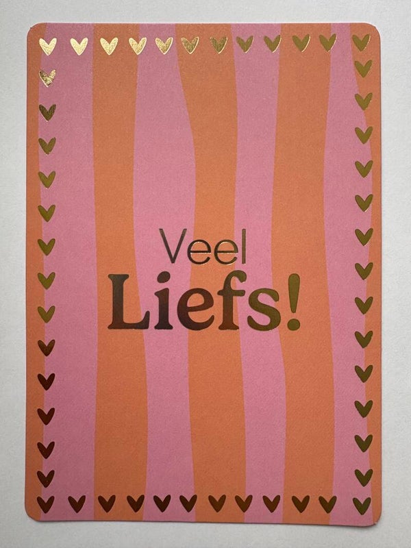 Veel liefs!