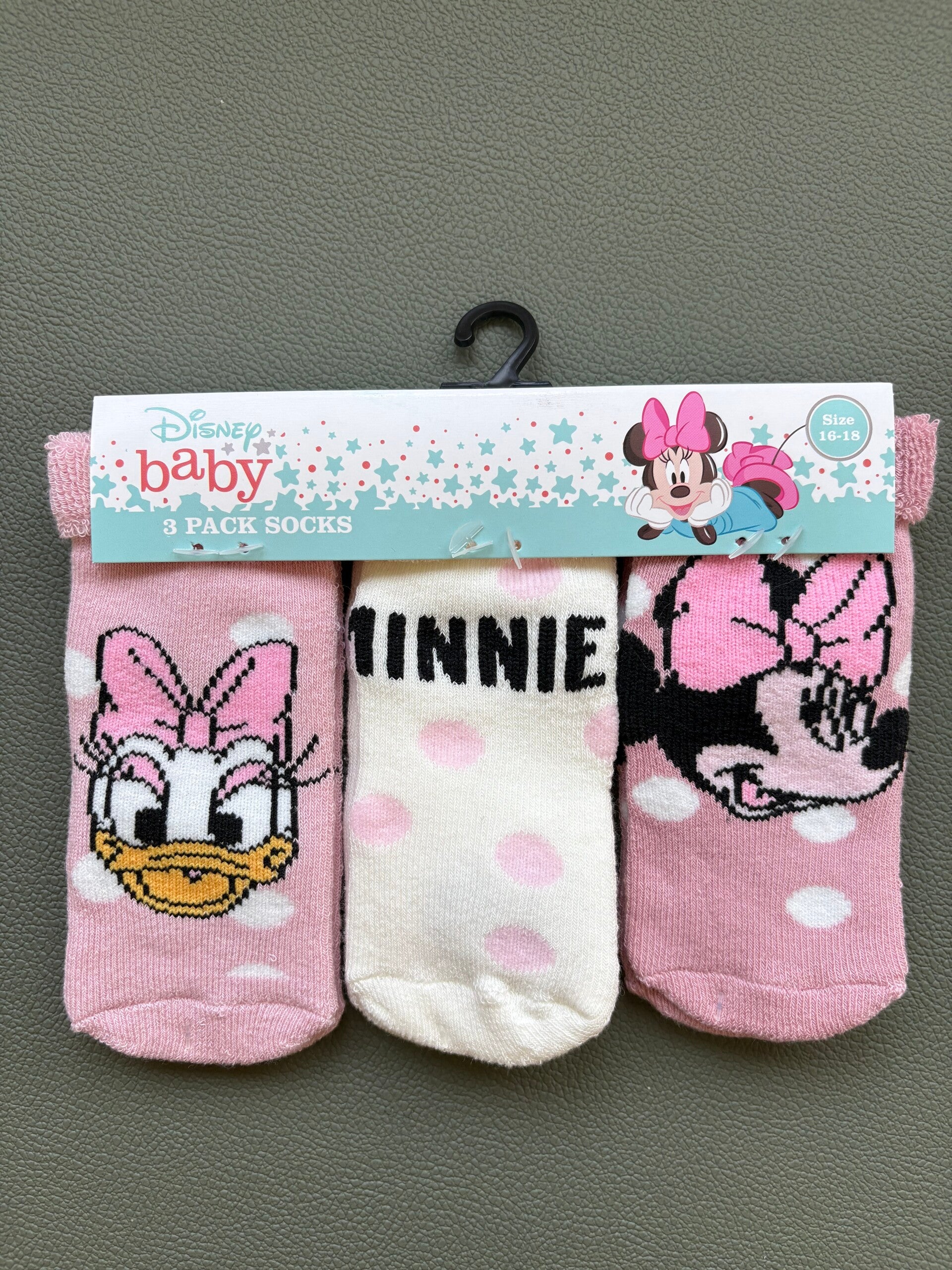 Disney Baby - sokjes 3 paar - maat 16-18