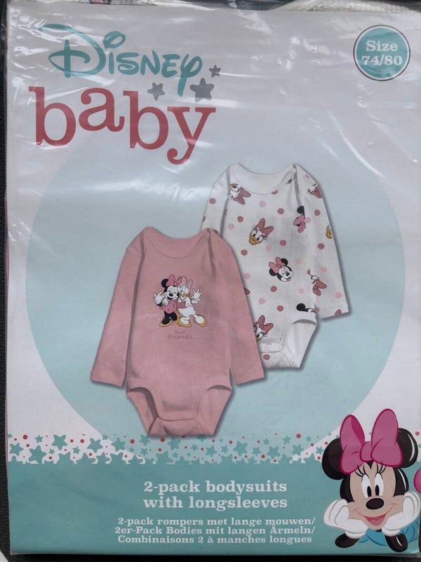 Disney Baby - romper lange mouw 2 stuks - maat 74/80