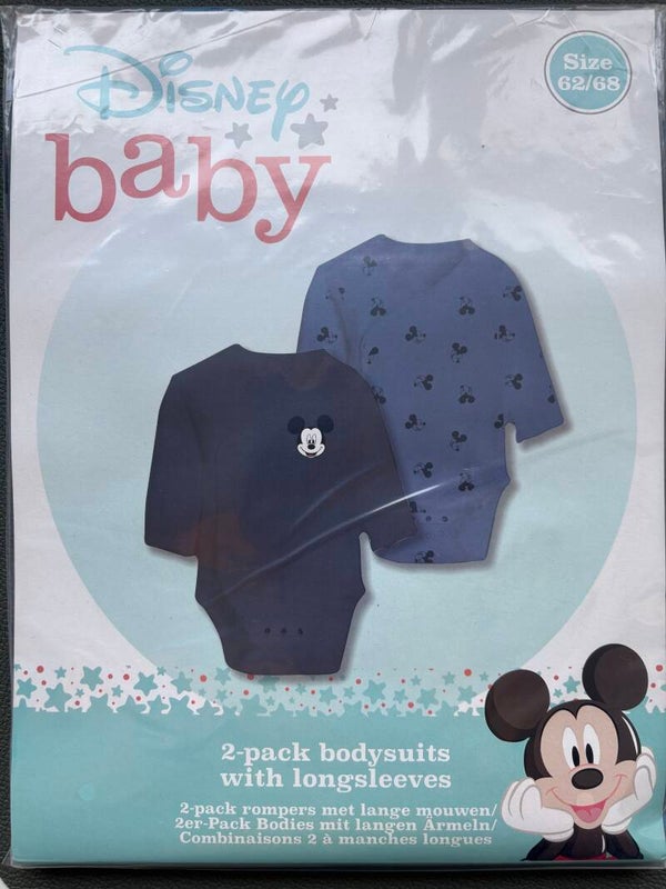 Disney Baby - romper lange mouw 2 stuks - maat 86/92